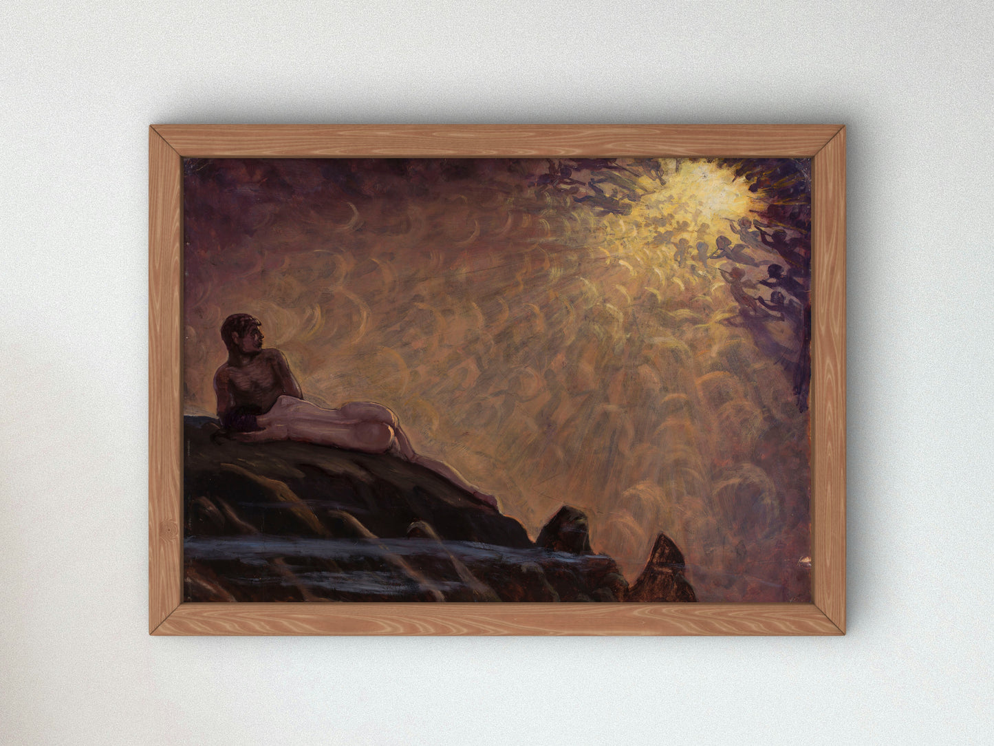 Fantastical Composition by Kazimierz Stabrowski 1924, Wall Art Print, Fine Art Reproduction, Museum Quality Decor, Poster