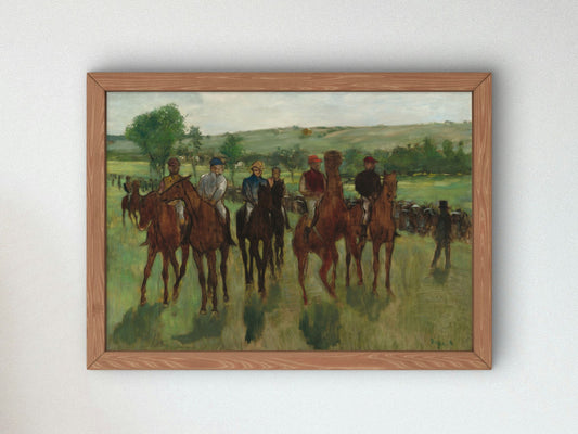 The Riders by Edgar Degas 1885, Wall Art Print, Fine Art Reproduction, Museum Quality Decor, Poster