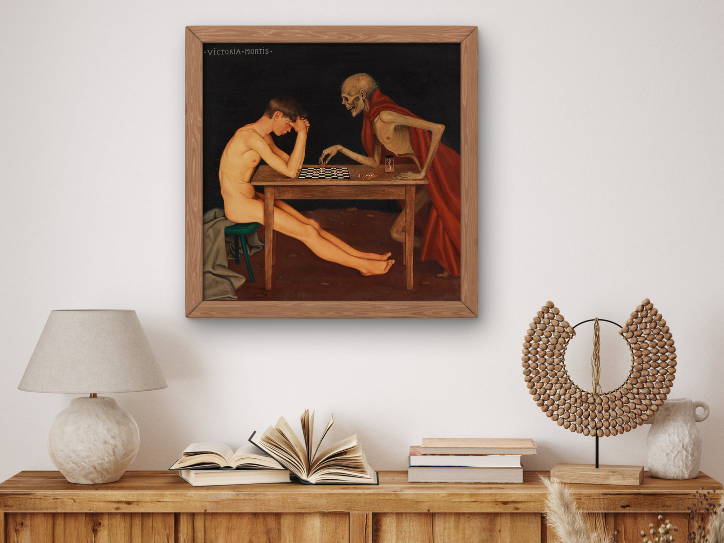 Victoria Mortis by Owe Zerge 1921, Wall Art Print, Fine Art Reproduction, Museum Quality Decor, Poster