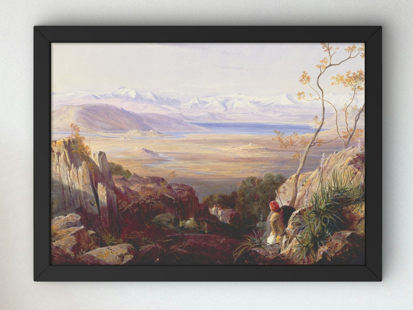 Butrinto Albania by Edward Lear 1861, Wall Art Print, Fine Art Reproduction, Museum Quality Decor, Poster