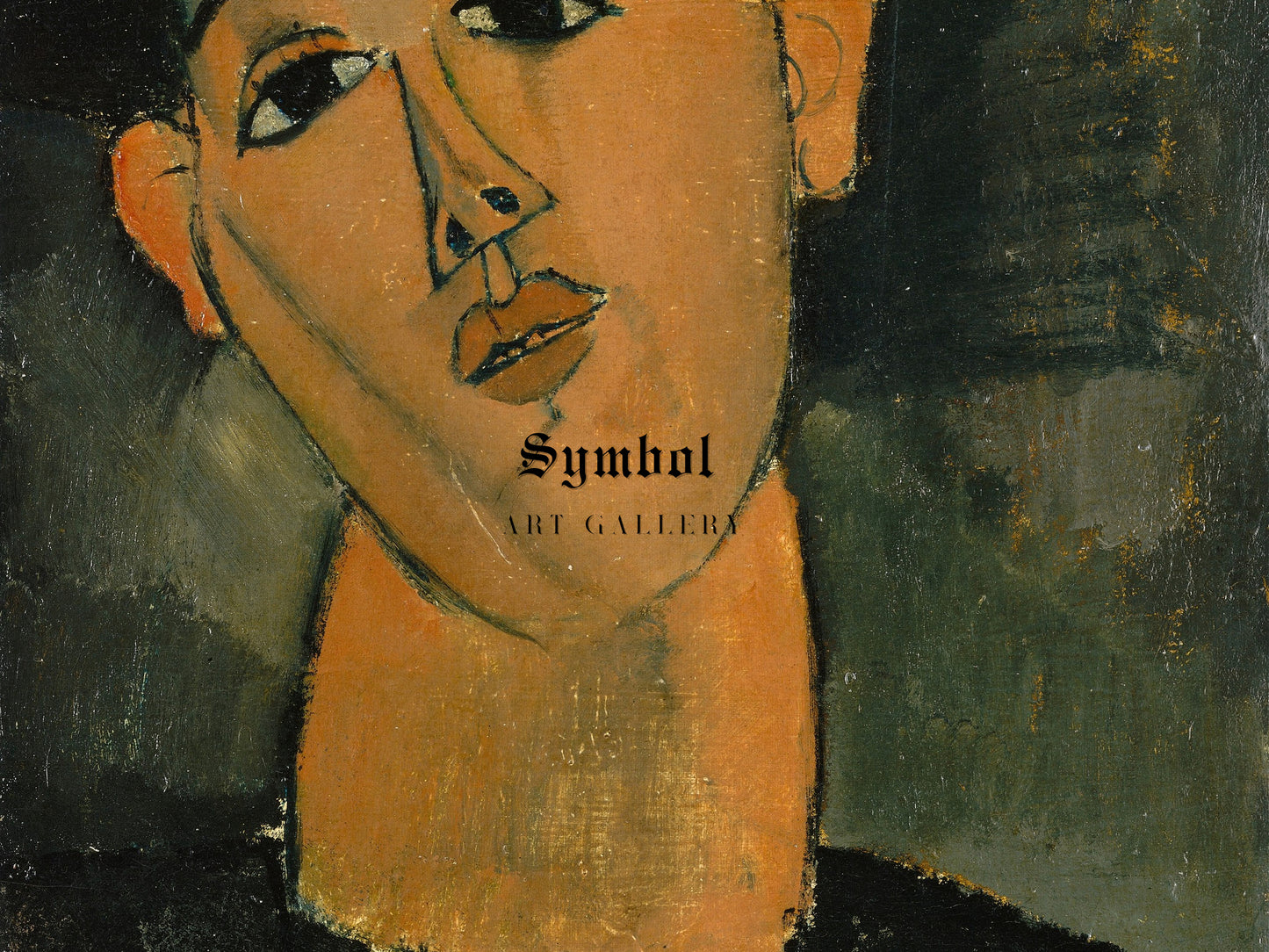 Portrait of Juan Gris by Amedeo Modigliani 1915, Wall Art Print, Fine Art Reproduction, Museum Quality Decor, Poster