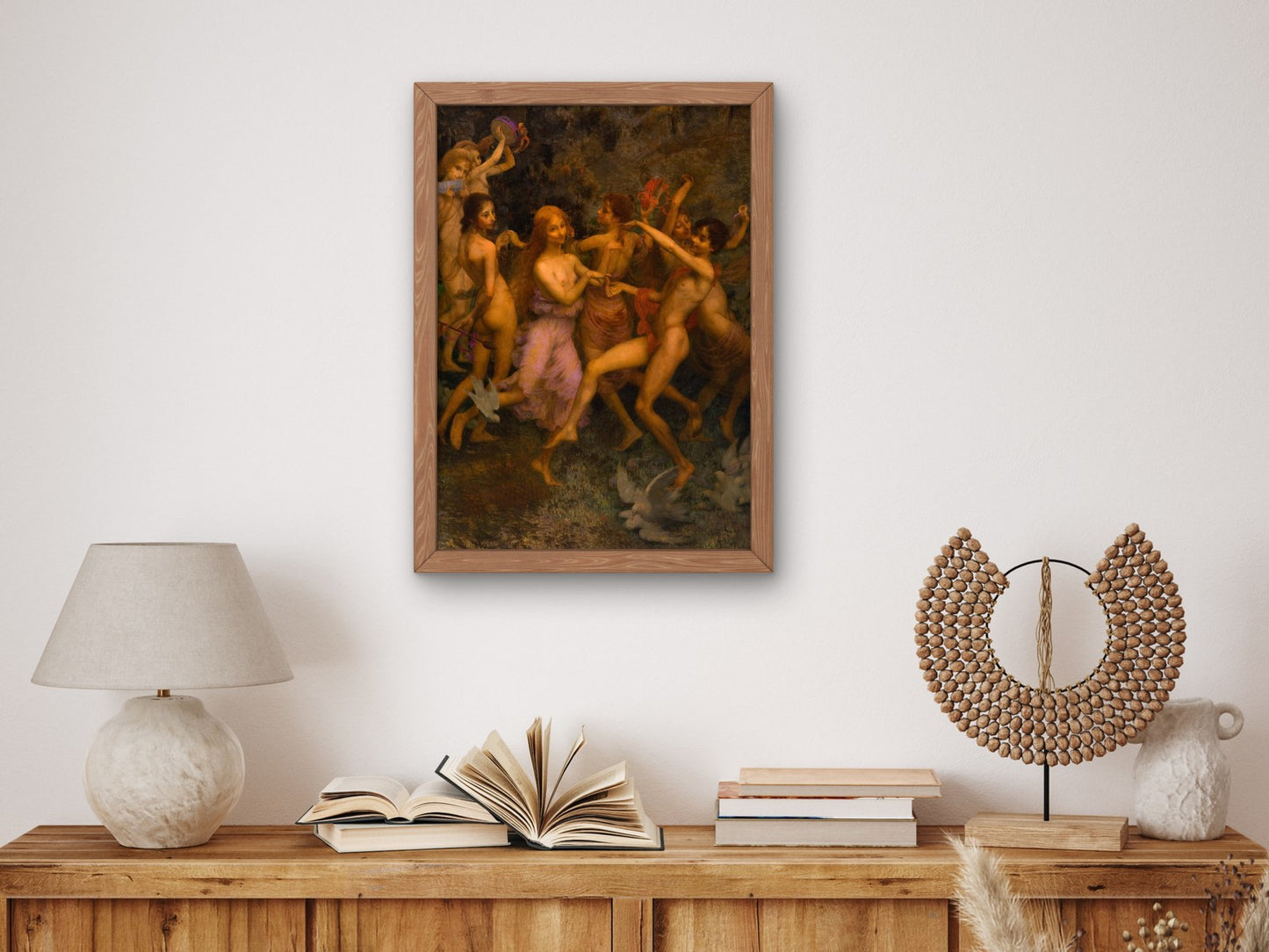 Oréadas by Eliseu Visconti 1899, Wall Art Print, Fine Art Reproduction, Museum Quality Decor, Poster