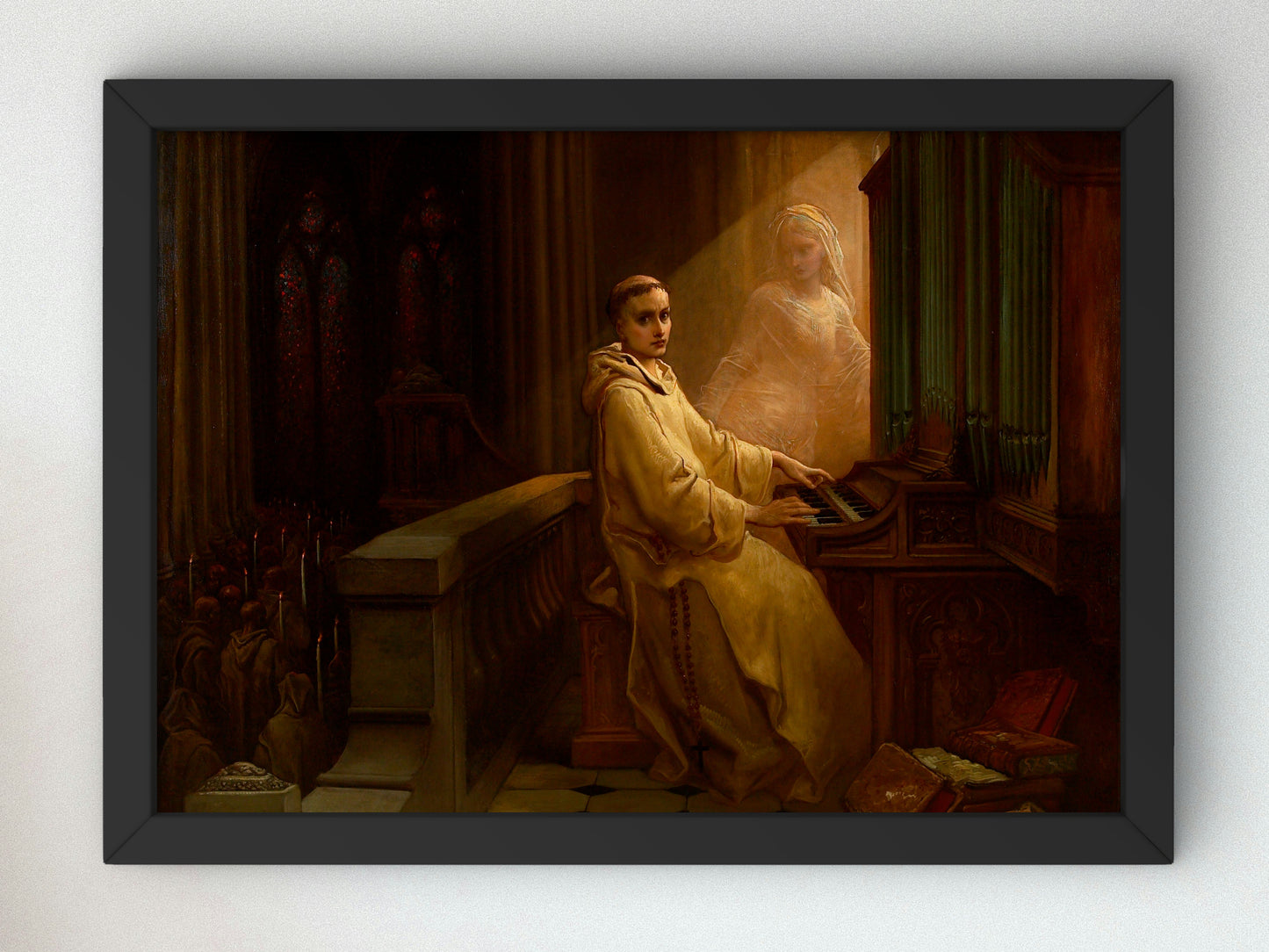The Dream of a Monk by Gustave Doré 1880, Wall Art Print, Fine Art Reproduction, Museum Quality Decor, Poster