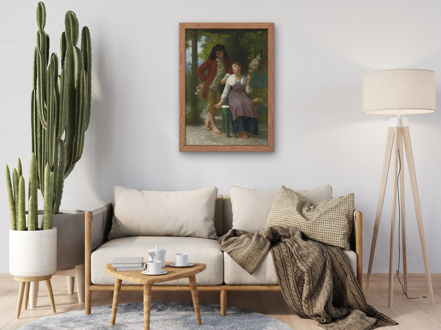 Before the Engagement by Elizabeth Jane Gardner 1884, Wall Art Print, Fine Art Reproduction, Museum Quality Decor, Poster