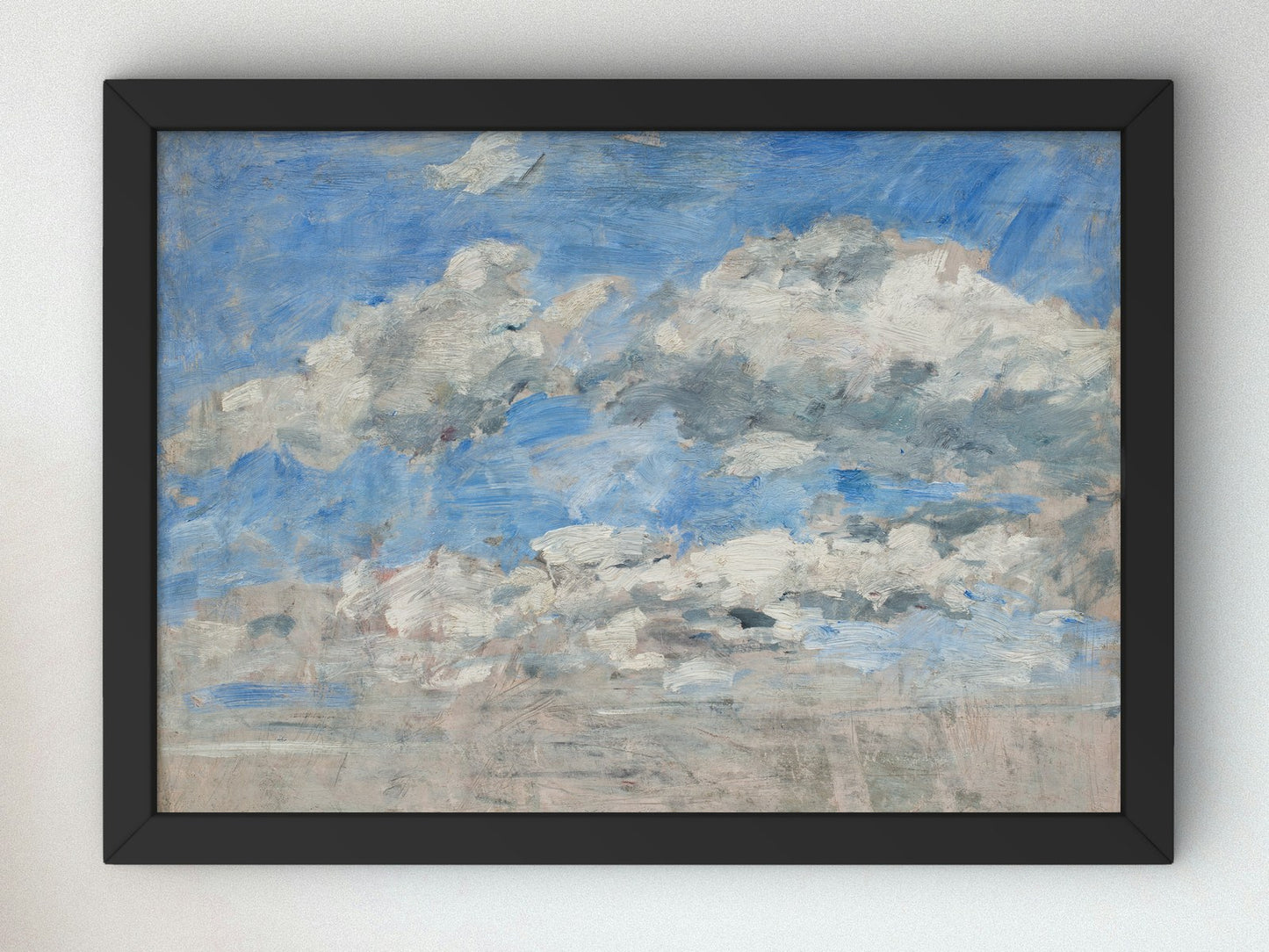 Etude de ciel by Eugène Boudin, Wall Art Print, Fine Art Reproduction, Museum Quality Decor, Poster