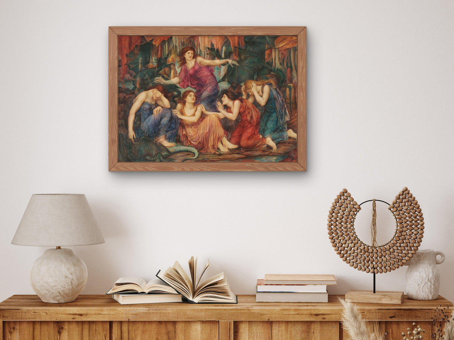The Captives by Evelyn De Morgan 1915, Wall Art Print, Fine Art Reproduction, Museum Quality Decor, Poster