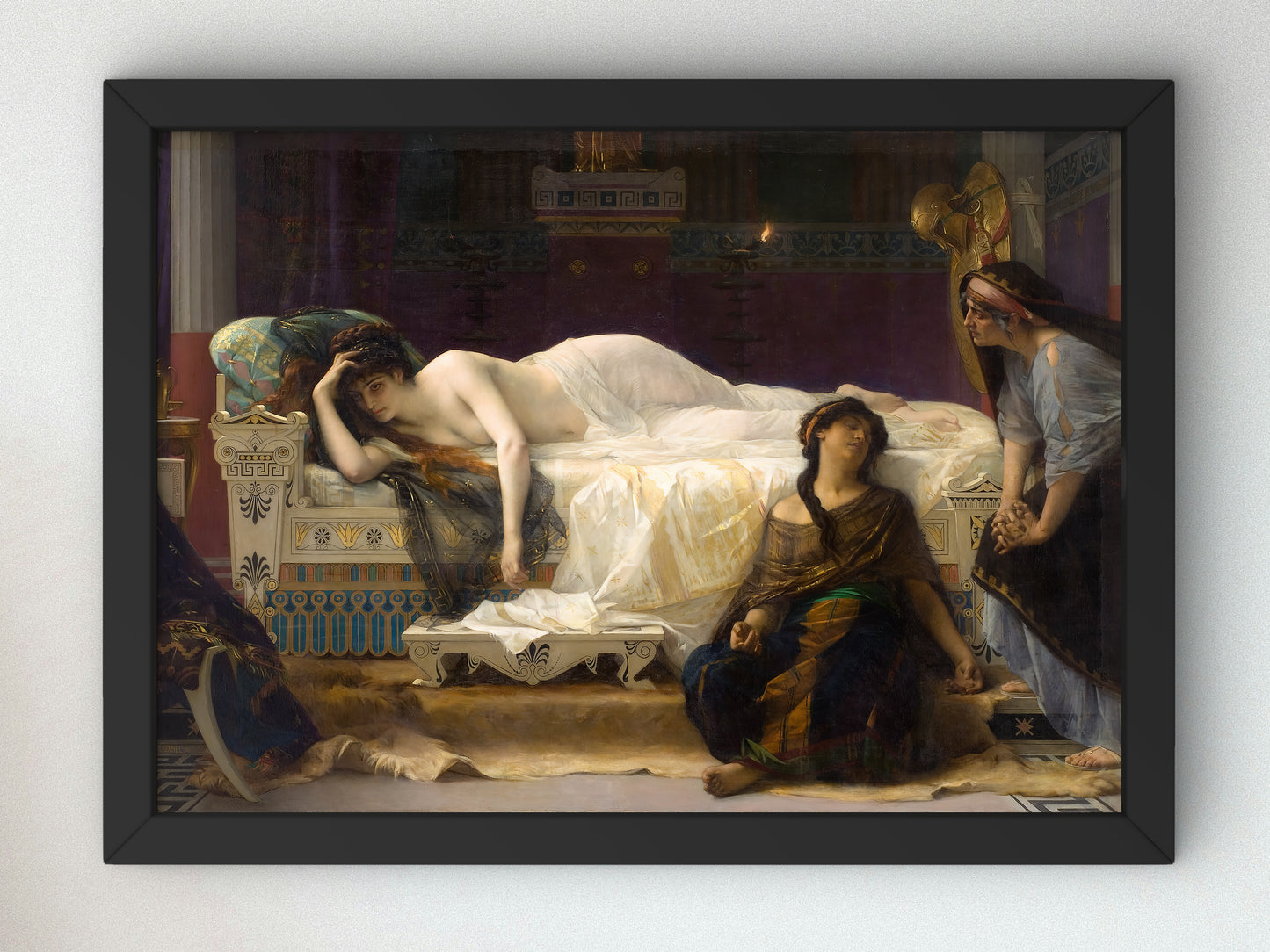 Phaedra by Alexandre Cabanel 1880, Wall Art Print, Fine Art Reproduction, Museum Quality Decor, Poster