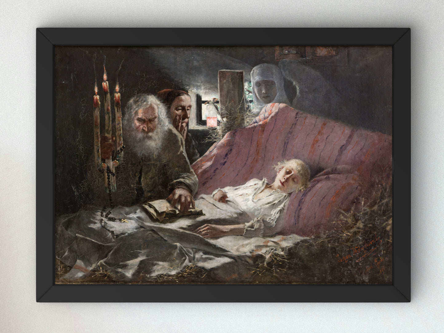 Quack Doctor by Lucjan Wędrychowski 1895, Wall Art Print, Fine Art Reproduction, Museum Quality Decor, Poster