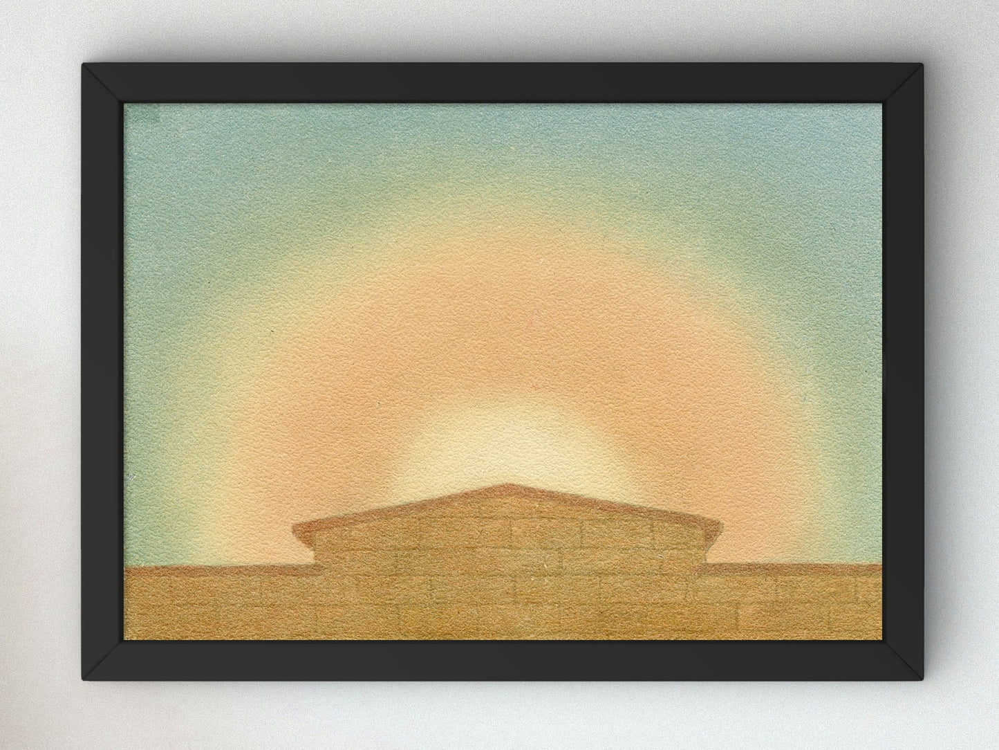 Bishop's Ring Noon by Eduard Pechuel Loesche 1888, Wall Art Print, Fine Art Reproduction, Museum Quality Decor, Poster