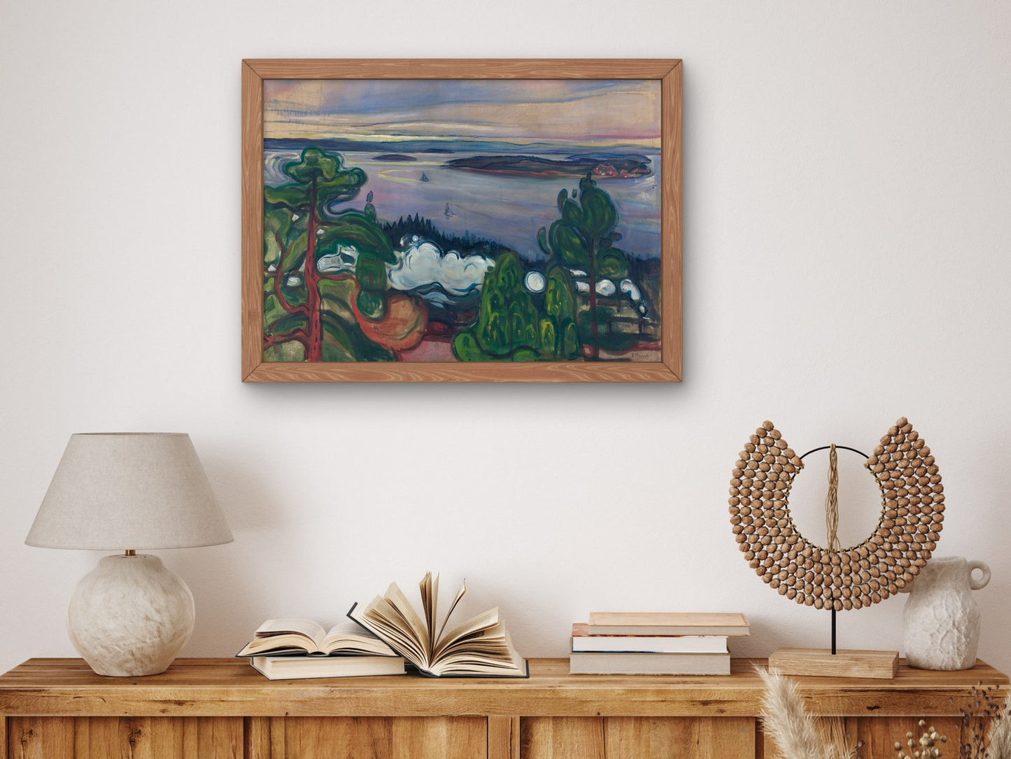 Train Smoke by Edvard Munch 1900, Wall Art Print, Fine Art Reproduction, Museum Quality Decor, Poster