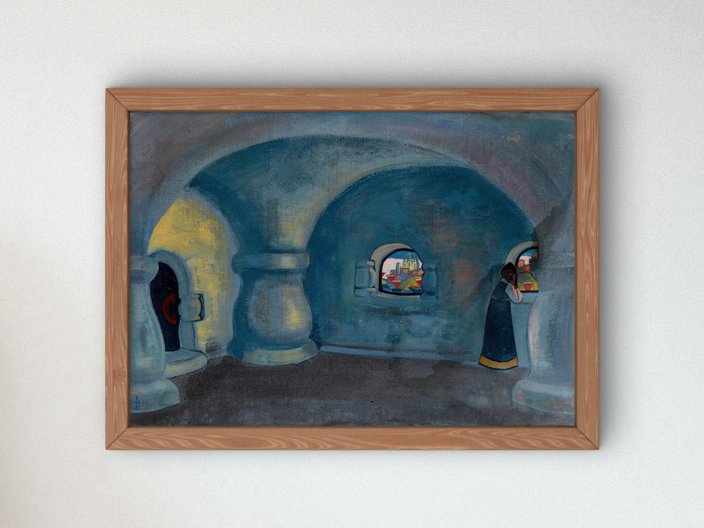 Sadko's Chamber by Nicholas Roerich 1920, Wall Art Print, Fine Art Reproduction, Museum Quality Decor, Poster