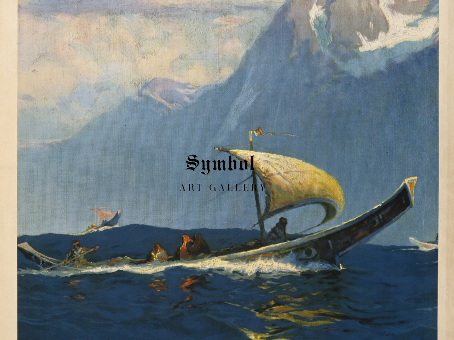 Alaska North Coast Limited by Sydney Mortimer Laurence 1920, Wall Art Print, Fine Art Reproduction, Museum Quality Decor, Poster
