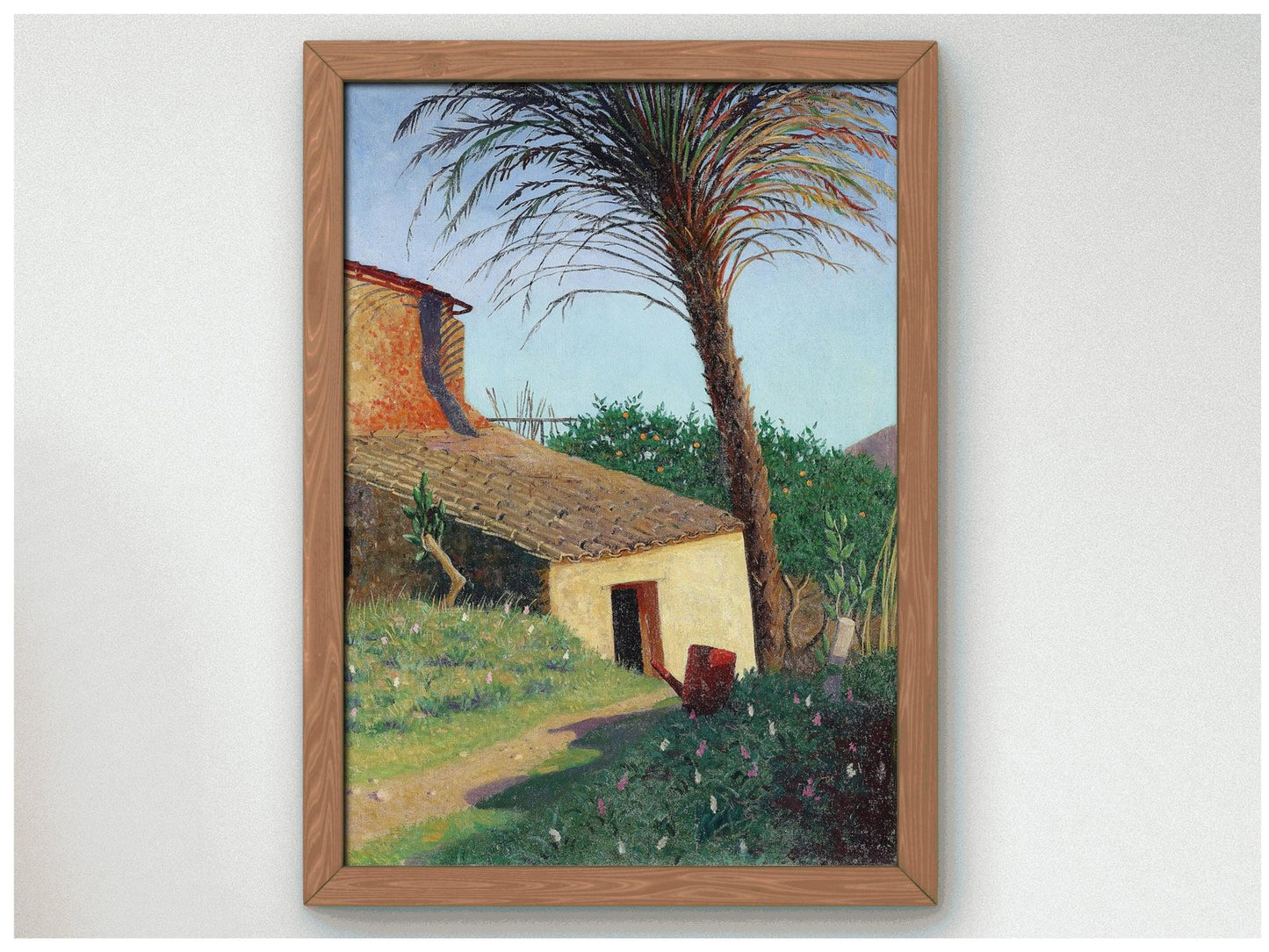 Cagnes le palmier by Félix Vallotton, 1924, Post-Impressionism, fine art print