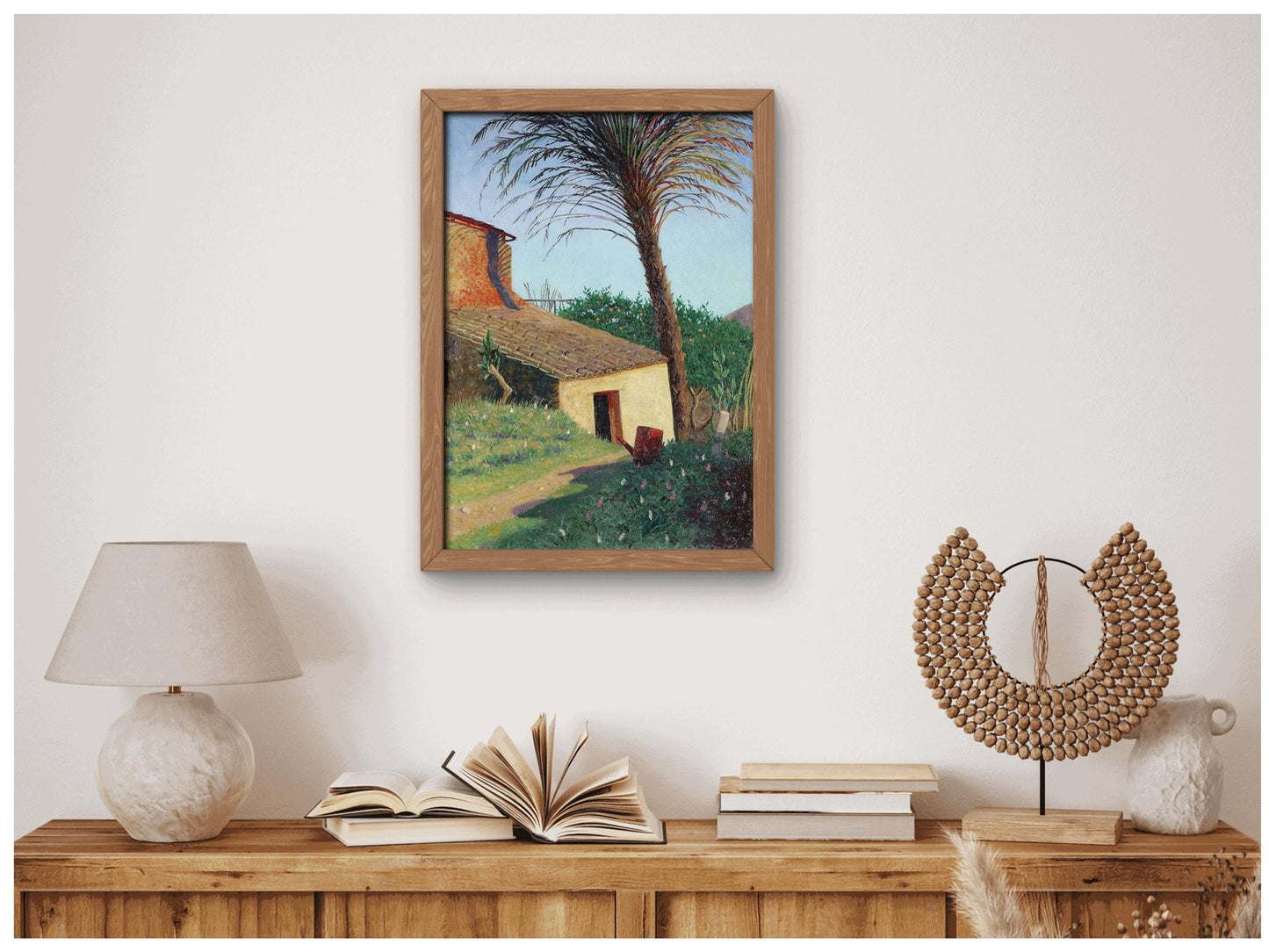 Cagnes le palmier by Félix Vallotton, 1924, Post-Impressionism, fine art print
