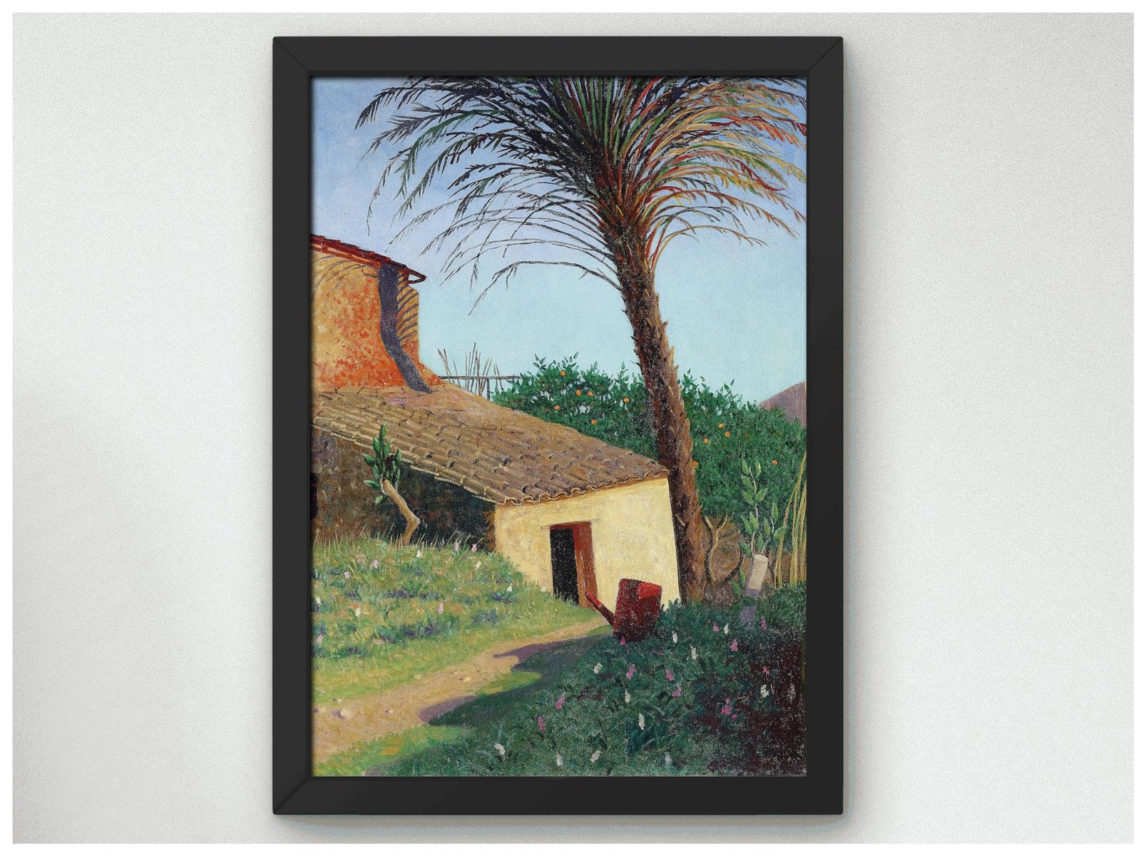 Cagnes le palmier by Félix Vallotton, 1924, Post-Impressionism, fine art print