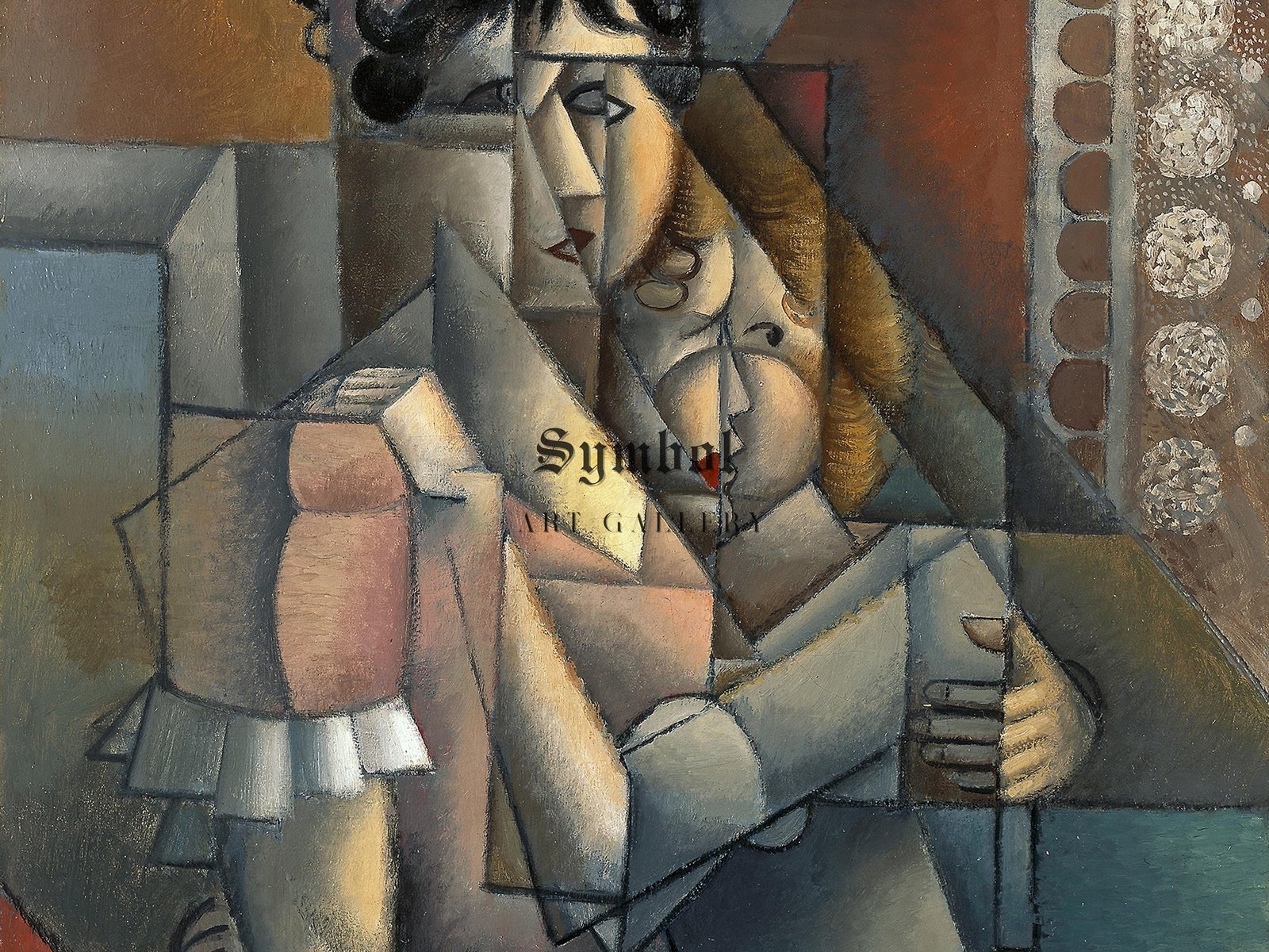 Femme à la fenêtre Maternité by Jean Metzinger, 1912, Cubism and Abstract Art, fine art print