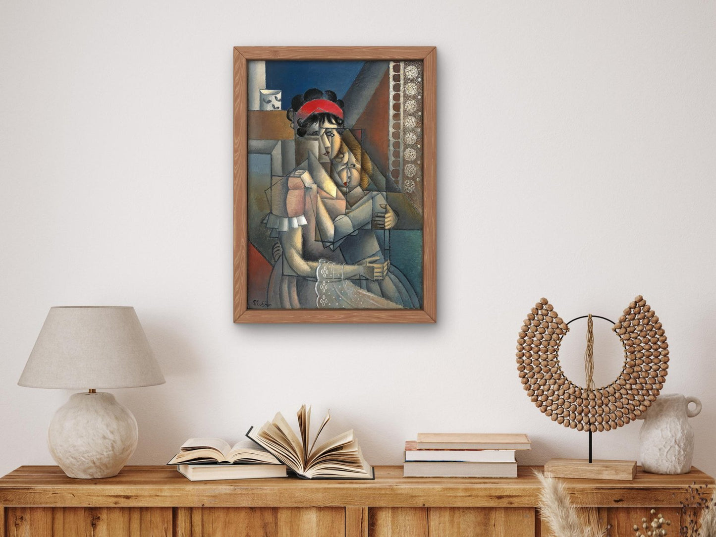 Femme à la fenêtre Maternité by Jean Metzinger, 1912, Cubism and Abstract Art, fine art print