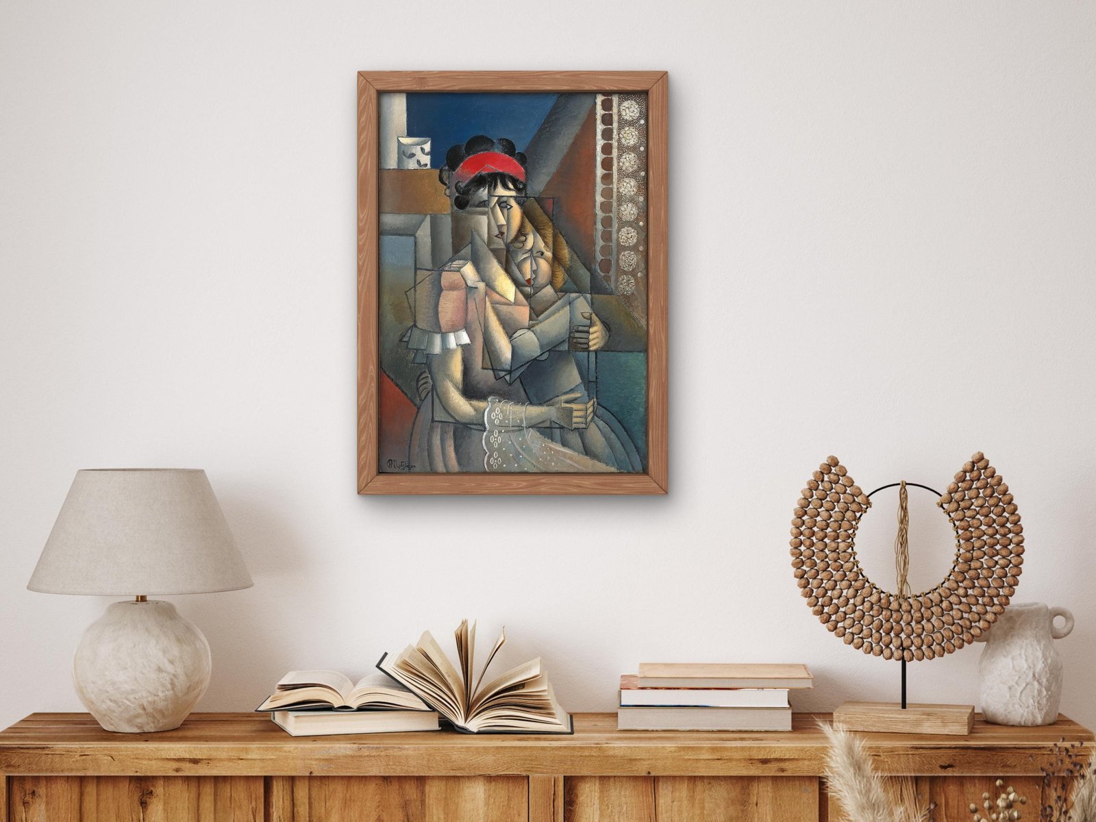 Femme à la fenêtre Maternité by Jean Metzinger, 1912, Cubism and Abstract Art, fine art print
