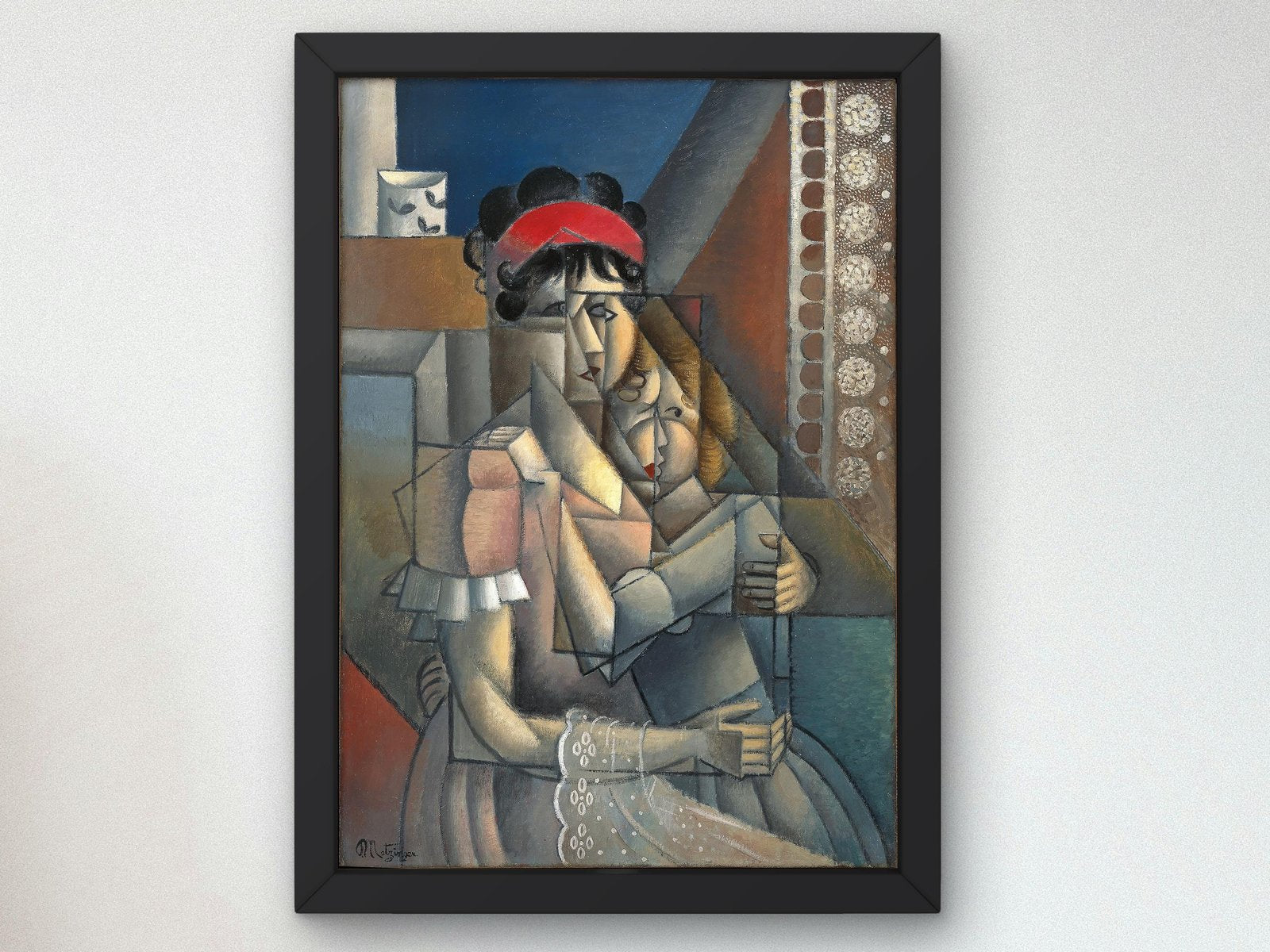 Femme à la fenêtre Maternité by Jean Metzinger, 1912, Cubism and Abstract Art, fine art print