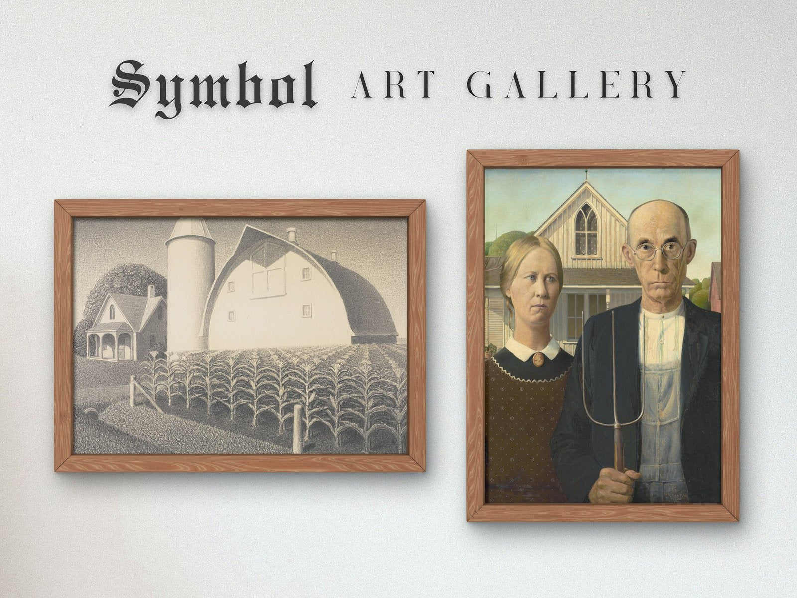 Fertility by Grant Wood, 1939, Art Deco and American Modernism, fine art print