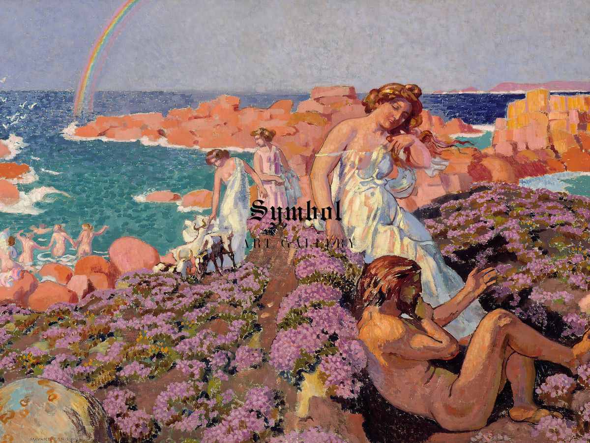 Ulysses with Calypso by Maurice Denis 1905, Wall Art Print, Fine Art Reproduction, Museum Quality Decor, Poster