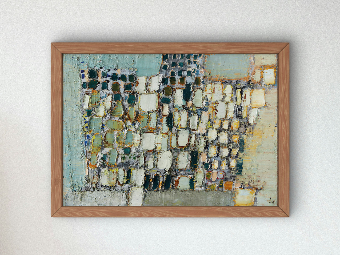 Composition by Nicolas de Staël 1951, Wall Art Print, Fine Art Reproduction, Museum Quality Decor, Poster