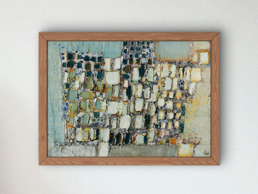Composition by Nicolas de Staël 1951, Wall Art Print, Fine Art Reproduction, Museum Quality Decor, Poster