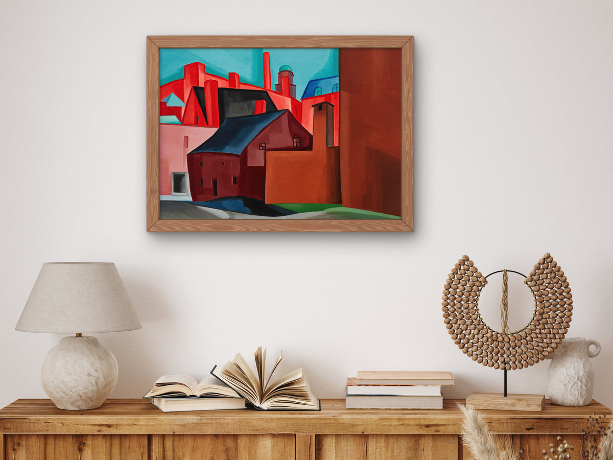 Afterglow by Oscar Bluemner 1927, Wall Art Print, Fine Art Reproduction, Museum Quality Decor, Poster