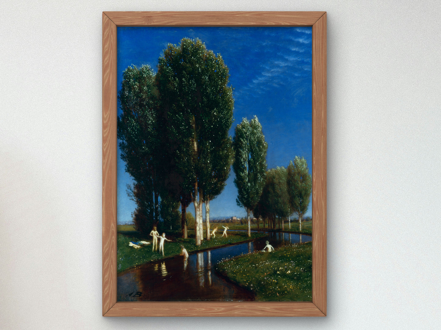 Summer Day by Arnold Böcklin 1881, Wall Art Print, Fine Art Reproduction, Museum Quality Decor, Poster