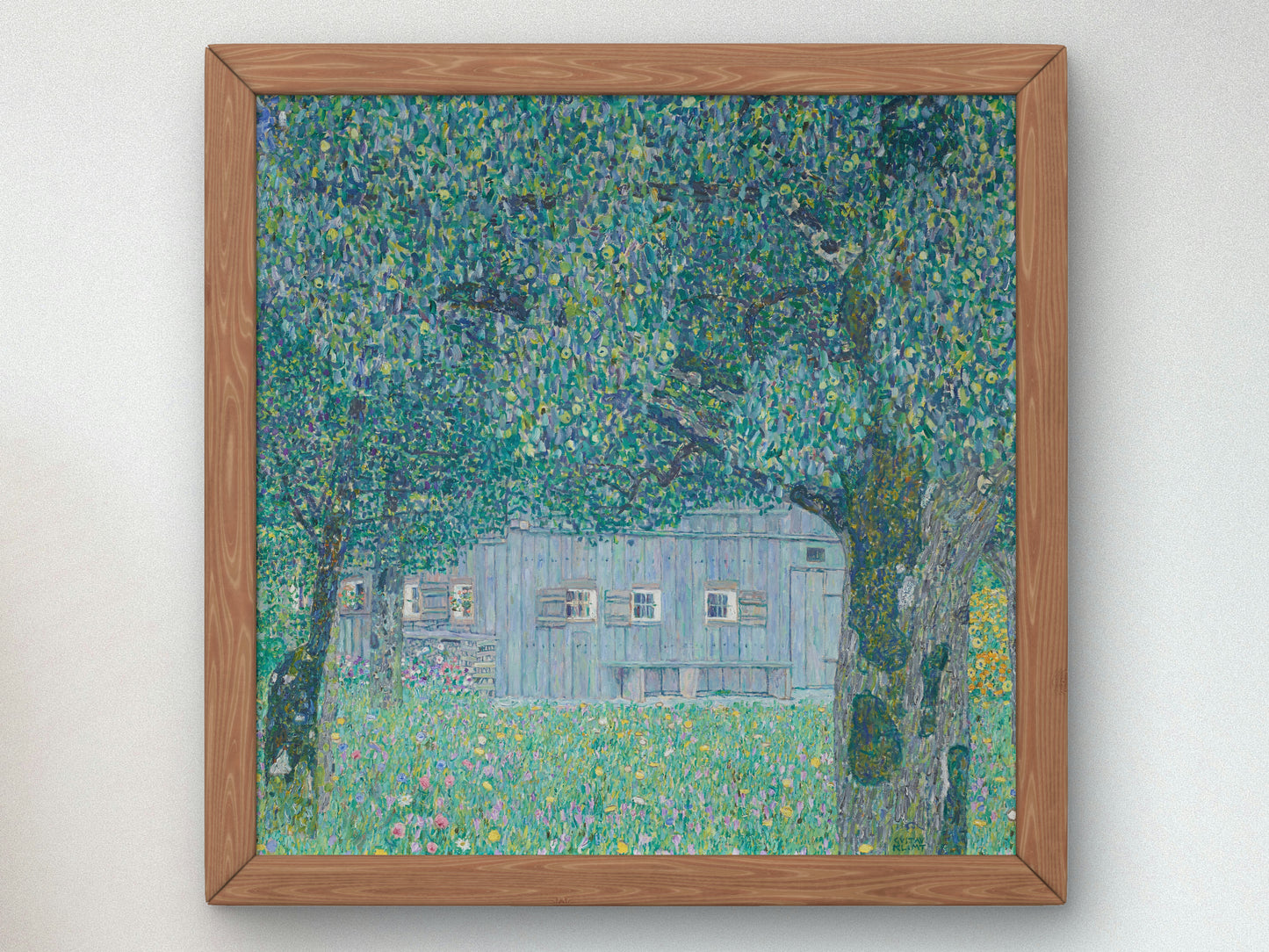 Farmhouse in Buchberg by Gustav Klimt 1911, Wall Art Print, Fine Art Reproduction, Museum Quality Decor, Poster