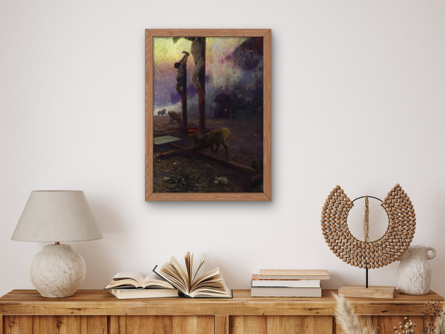 Golgotha by Ilya Efimovich Repin 1922, Wall Art Print, Fine Art Reproduction, Museum Quality Decor, Poster