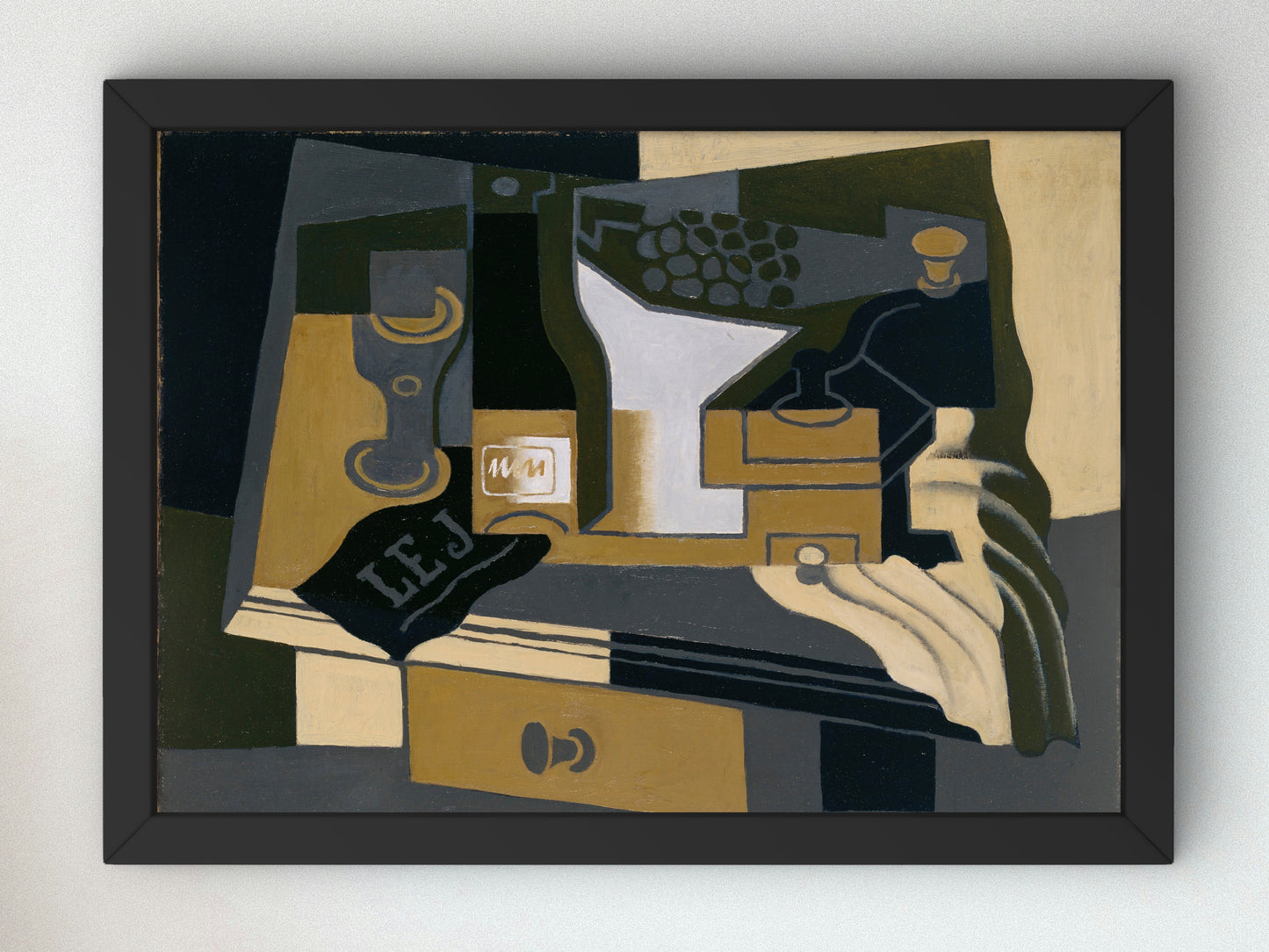 Coffee Grinder by Juan Gris 1920, Wall Art Print, Fine Art Reproduction, Museum Quality Decor, Poster