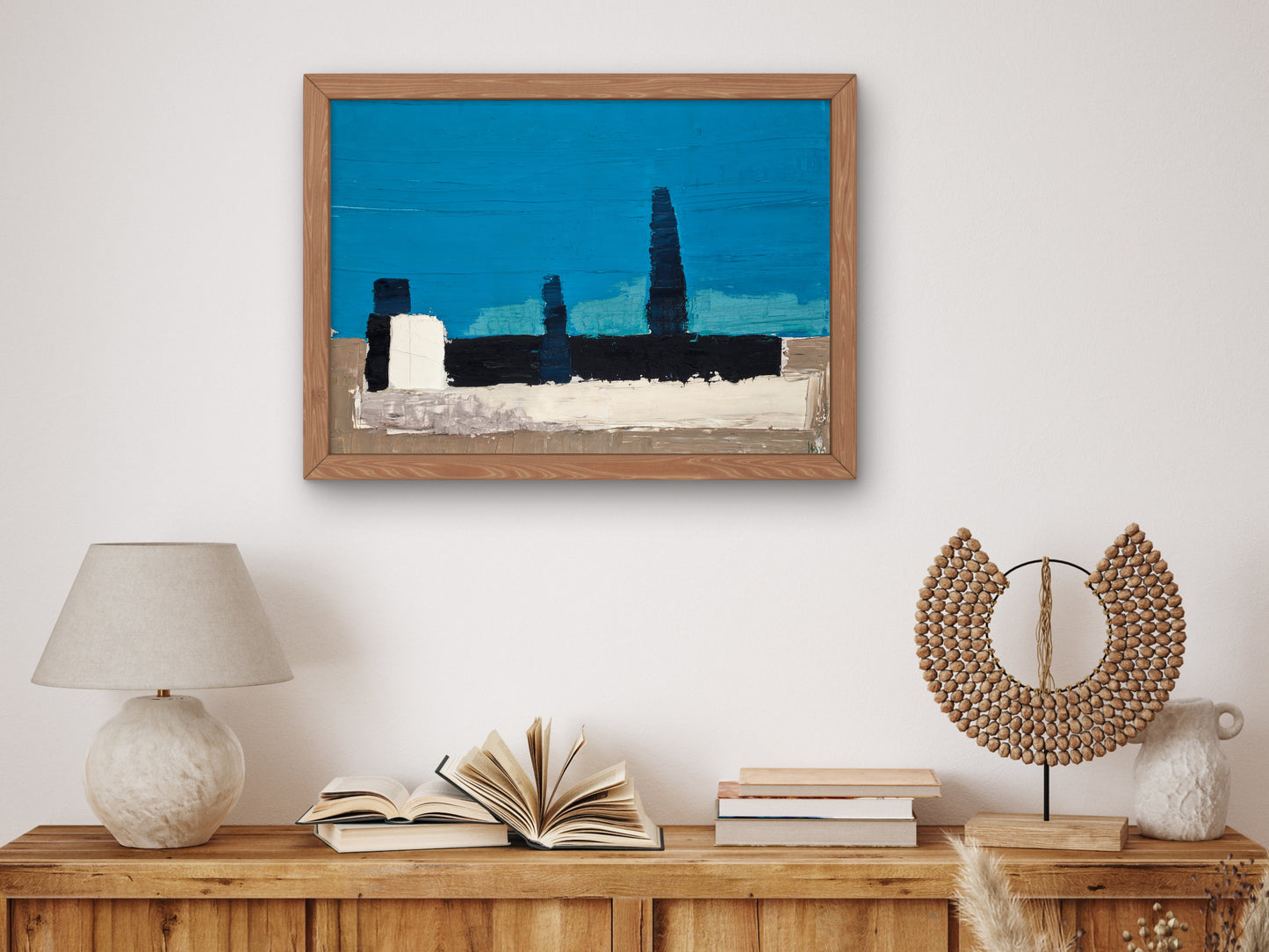 Fiesole by Nicolas de Staël 1953, Wall Art Print, Fine Art Reproduction, Museum Quality Decor, Poster
