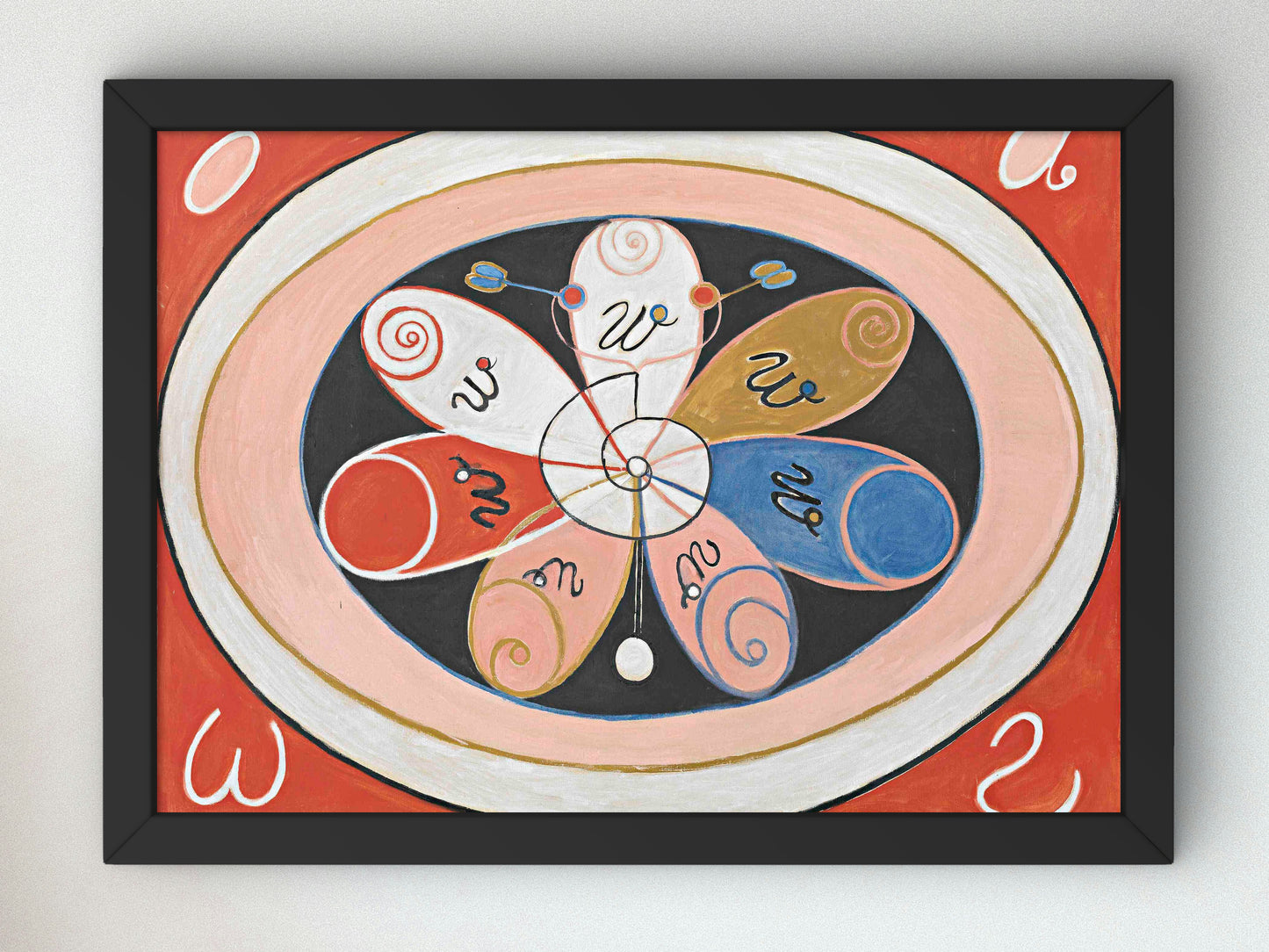 Evolution No. 15 Group IV The Seven Pointed Stars by Hilma af Klint 1907, Wall Art Print, Fine Art Reproduction, Museum Quality Decor