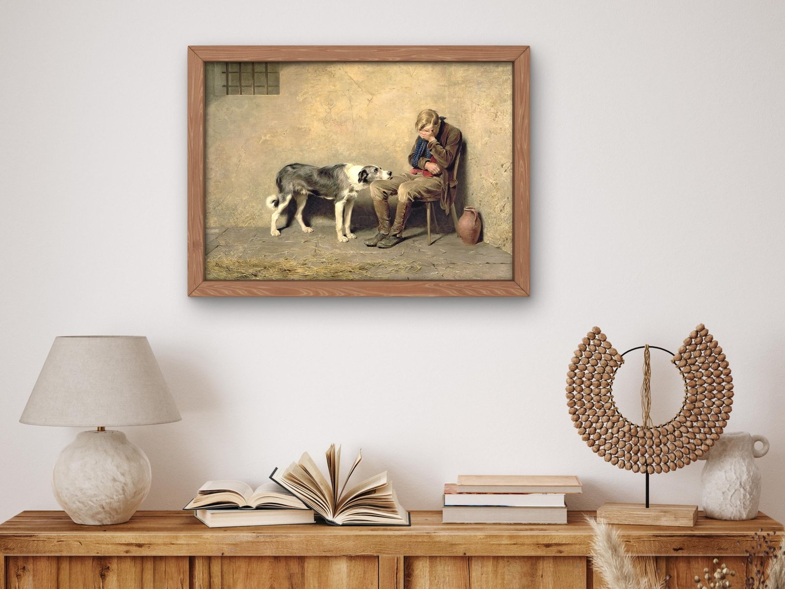 Fidelity by Briton Rivière, 1869, Realism and Naturalism, fine art print