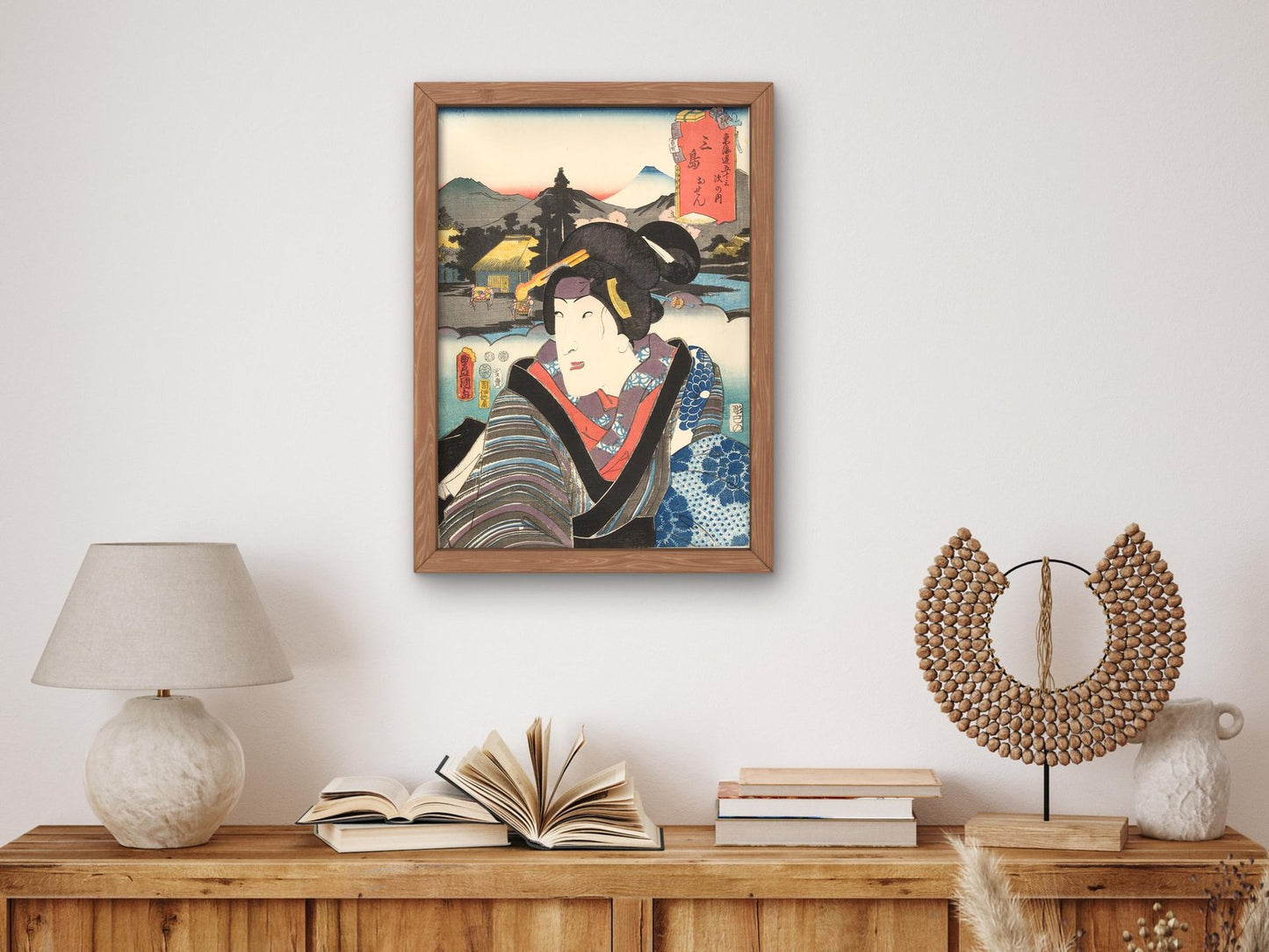 Mishima Osen by Utagawa Kunisada, 1852, Japanese Woodblock Prints, fine art print
