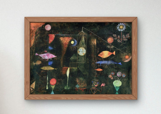 Fish Magic by Paul Klee, 1925, Cubism and Abstract Art, fine art print