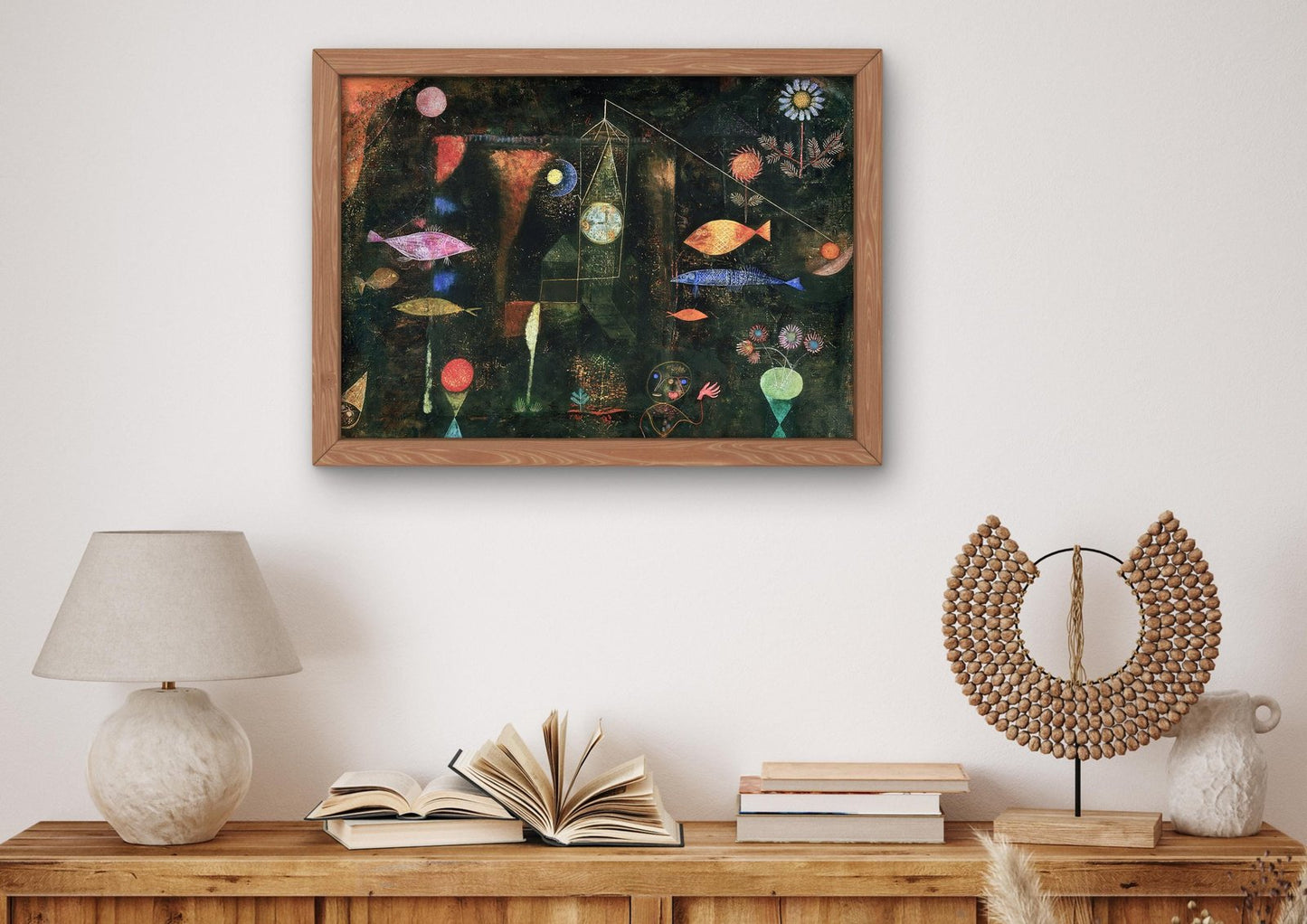 Fish Magic by Paul Klee, 1925, Cubism and Abstract Art, fine art print