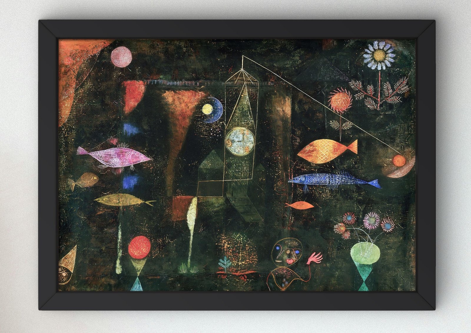 Fish Magic by Paul Klee, 1925, Cubism and Abstract Art, fine art print