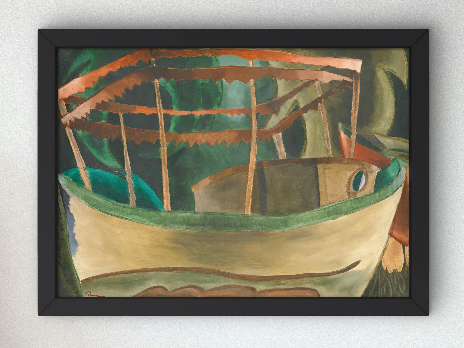 Fishboat by Arthur Dove, 1930, Art Deco and American Modernism, fine art print