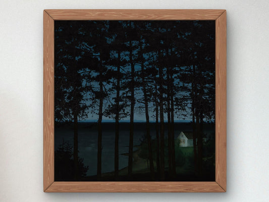 Fisherman's Cottage by Harald Sohlberg, 1906, Romanticism and Classical Landscapes, fine art print