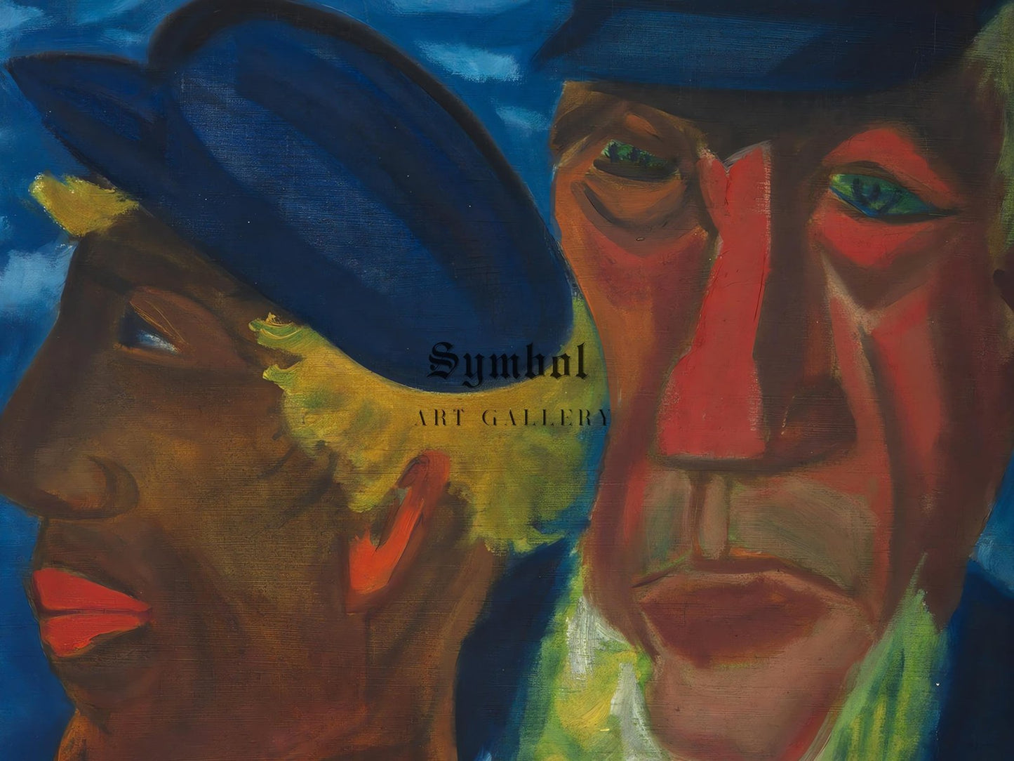 Fisherman's Head by Max Pechstein, 1922, Expressionism and Fauvism, fine art print
