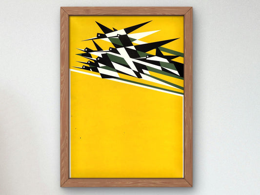 Flight Daily Herald by Edward McKnight Kauffer, 1948, Vintage Ads and Posters, fine art print