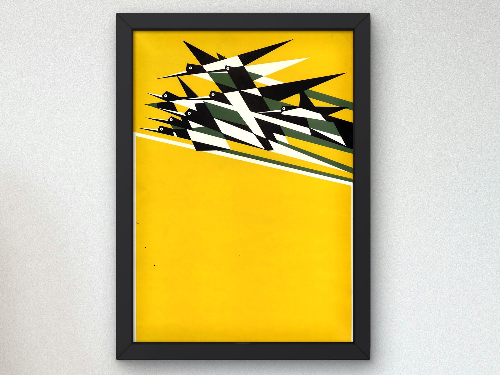 Flight Daily Herald by Edward McKnight Kauffer, 1948, Vintage Ads and Posters, fine art print