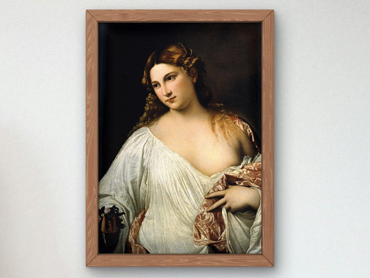 Flora by Titian, 1515, Renaissance, fine art print