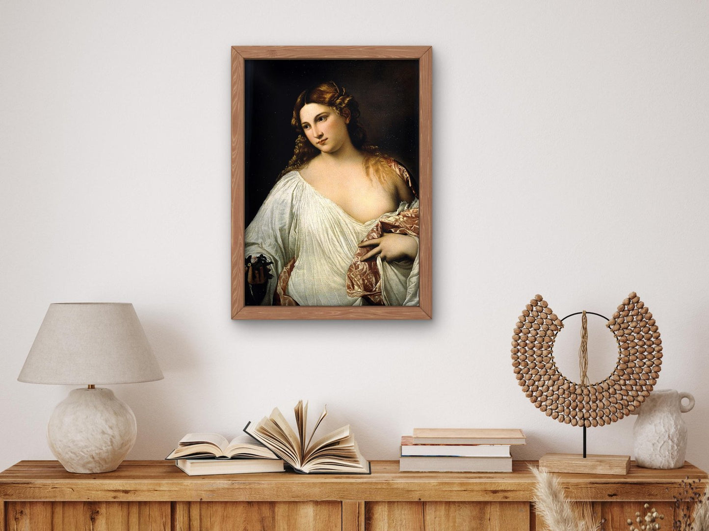 Flora by Titian, 1515, Renaissance, fine art print