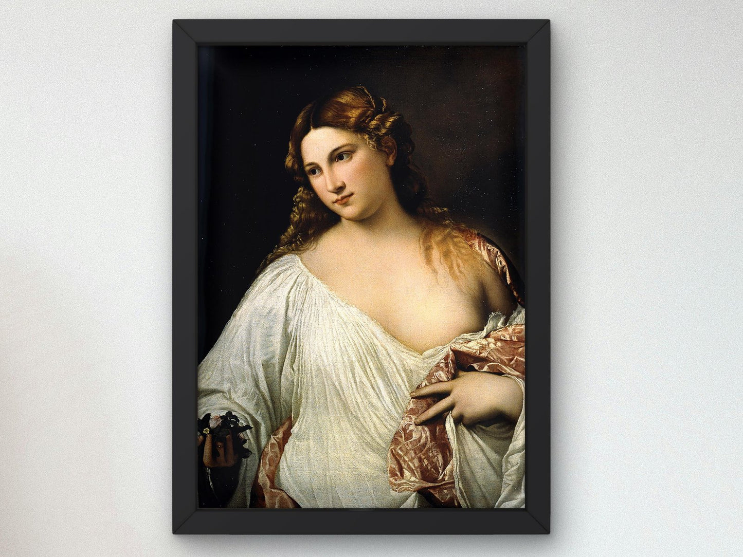 Flora by Titian, 1515, Renaissance, fine art print