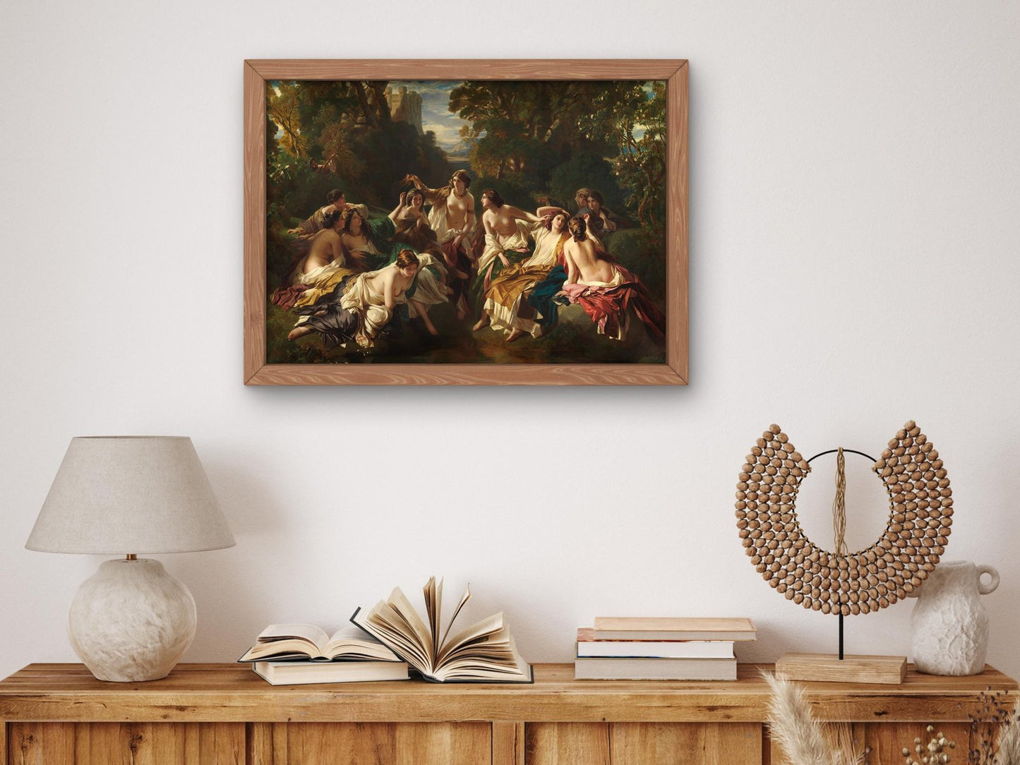 Florinda by Franz Xaver Winterhalter, 1853, Rococo and Neoclassicism, fine art print