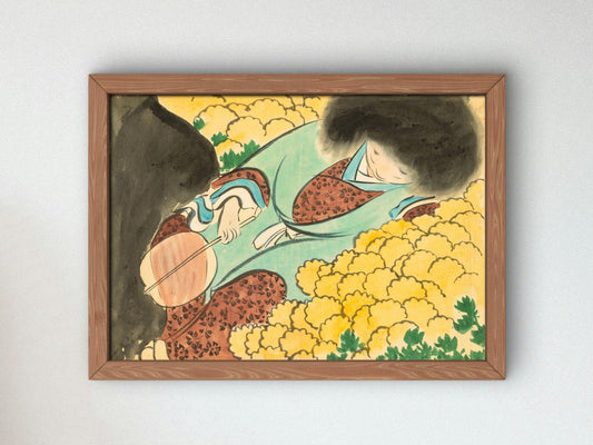 Flowers of a Hundred Worlds by Kamisaka Sekka, 1909, Japanese Woodblock Prints, fine art print