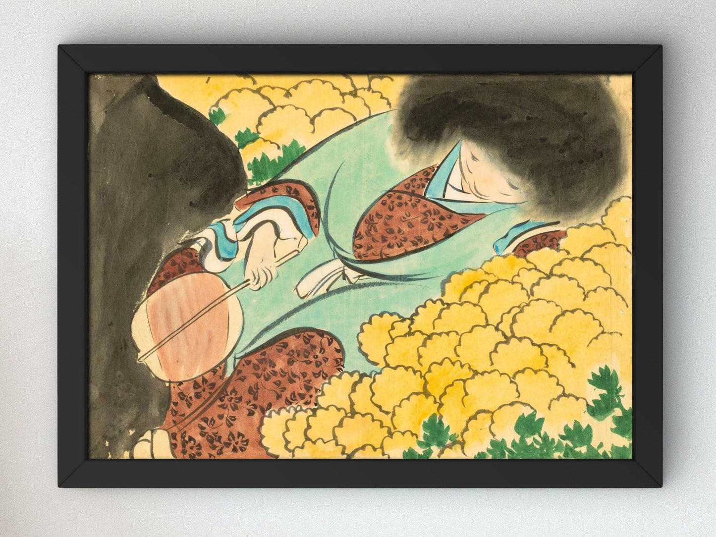 Flowers of a Hundred Worlds by Kamisaka Sekka, 1909, Japanese Woodblock Prints, fine art print